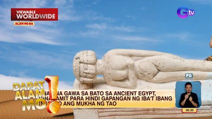 Unan na gawa sa bato, ginagamit para hindi gapangan ng insekto ang mukha ng tao | Dapat Alam Mo!