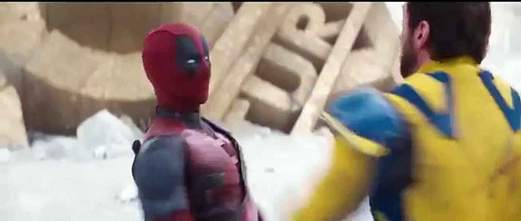 Fighting movie scene