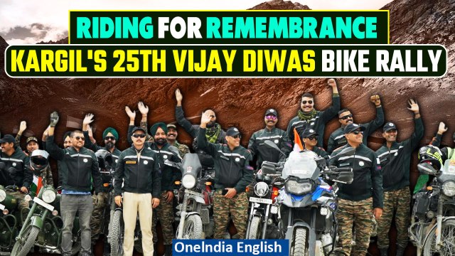 Riding with Pride: Commemorating 25 Years of Kargil Victory with a Special Bike Rally | Kargil Diwas
