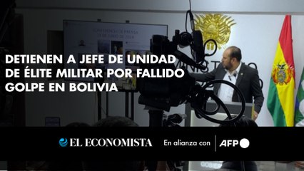 Detienen a jefe de unidad de élite militar por fallido golpe en Bolivia