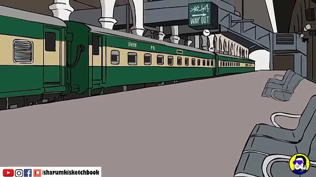The story of pak train journey with shahrum bro