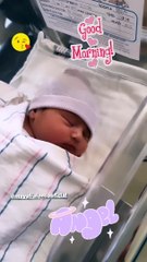 Andy Ruiz Jr. presentando a su bebé