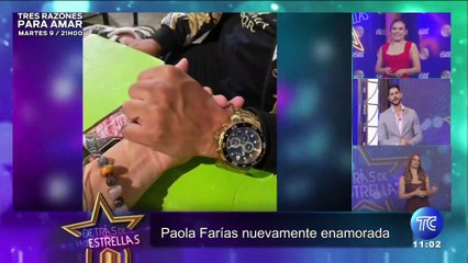 Paola Faría nuevamente enamorada