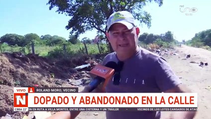 DOPADO Y ABANDONADO EN LA CALLE