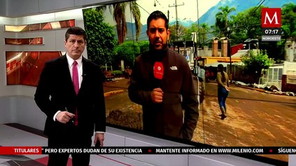 En Huiloapan, lluvias intensas por 'Chris', dejan estragos