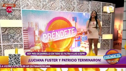 Luciana Fuster anuncia su ruptura con Patricio Parodi: “para mí es algo doloroso”