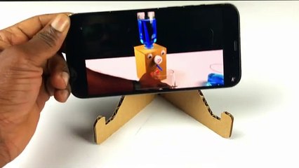How to Make a Mobile Phone Stand from Cardboard _ DIY Project