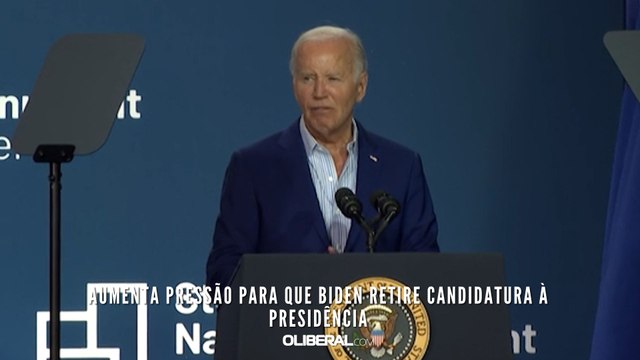Aumenta pressão para que Biden retire candidatura à presidência