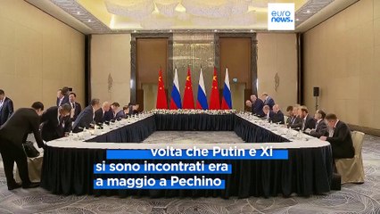 Astana: Putin vede Xi e Erdoğan, il leader russo: età dell'oro per le relazioni Mosca-Pechino