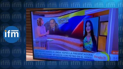 Linda Yepes admitió estar con Petro en Panamá