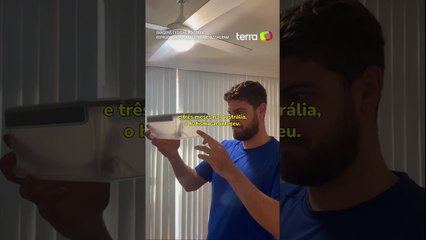 Casal de brasileiros encontra aranha ‘gigante’ em banheiro na Austrália: ‘Batismo aconteceu’ #shorts