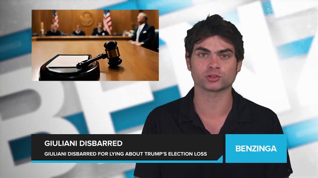 Trump's Former Lawyer Rudy Giuliani Disbarred for Repeatedly Lying About Former President's Election Loss, Dead People Voting