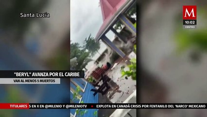 Van al menos 7 muertos por el paso del huracán 'Beryl' por el Caribe