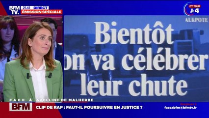 Marine Tondelier sur le morceau "No Pasarán": "Les codes du rap sont comme ça: c'est violent pour les femmes"