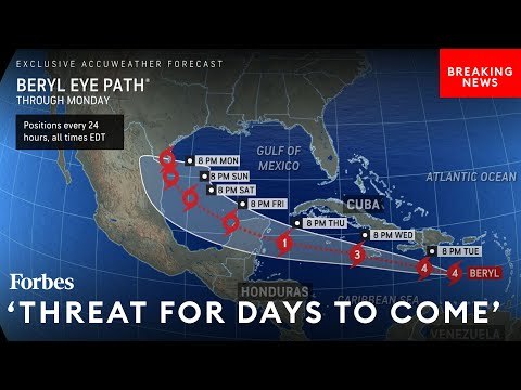 AccuWeather Chief Meteorologist Warns Of 'Life-Threatening' Nature Of Hurricane Beryl