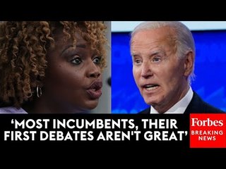 ‘It Was A Bad Night’: Karine Jean-Pierre Continues To Defend Biden, Quotes Obama's Support Post