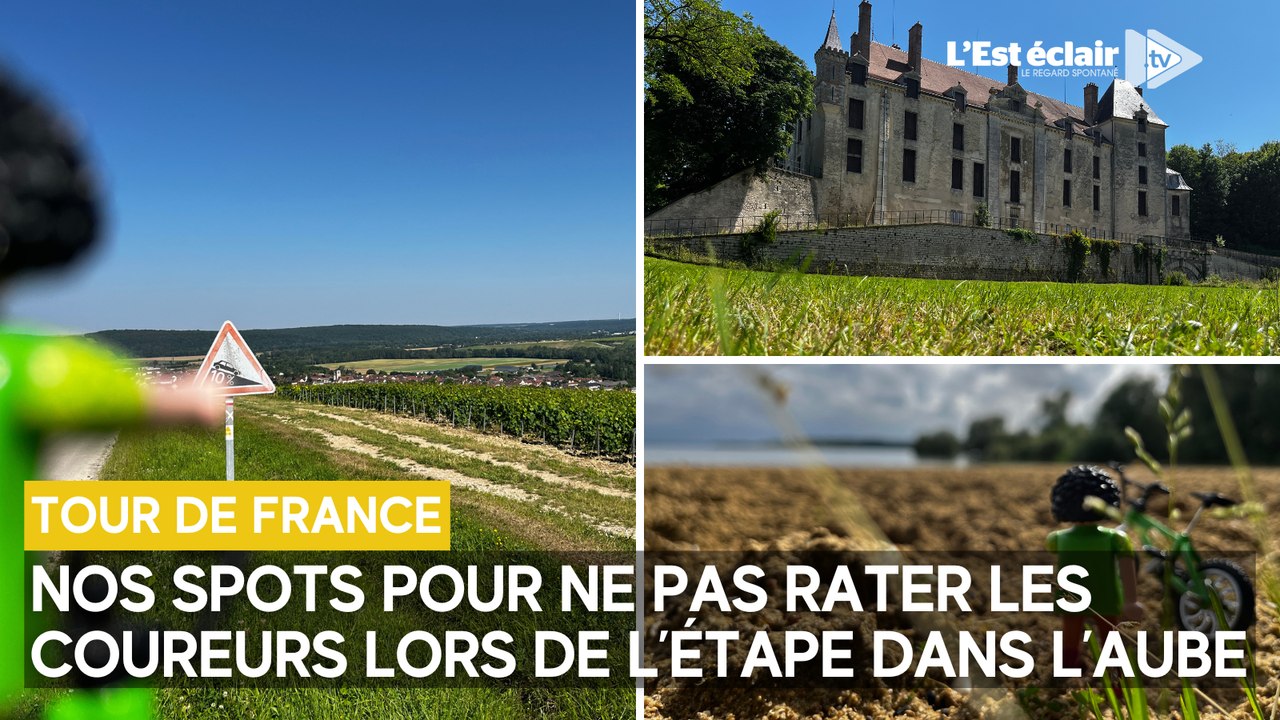 Les bons spots pour ne pas rater les coureurs du Tour de France lors de l’étape dans l’Aube