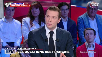 "Je suis député européen": Jordan Bardella interrogé par une téléspectatrice de BFMTV sur sa profession