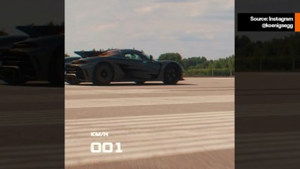 ビデオ：Koenigsegg、驚異的なテストでJesko Absolutが速度記録を更新
