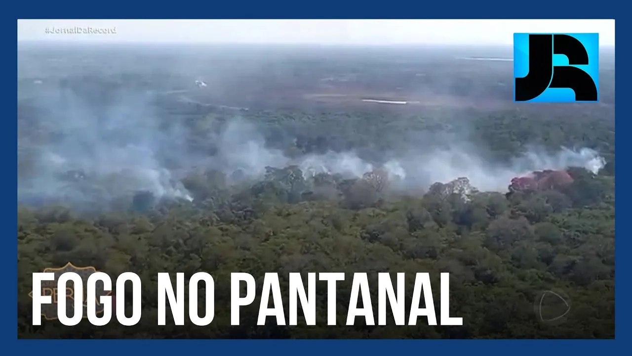Mais de 500 pessoas seguem no combate aos incêndios que atingem o Pantanal