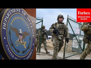 Pentagon Holds Press Briefing After US Military Bases Across Europe Enter Heightened State Of Alert