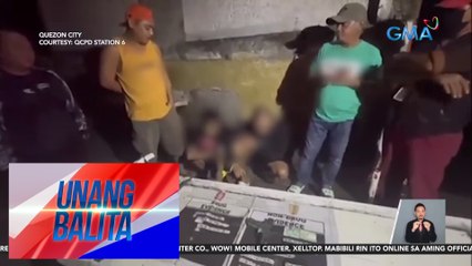 Magkaibigan, arestado dahil sa pagbebenta umano ng shabu; isa sa mga suspek, nakuhanan ng baril | Unang Balita