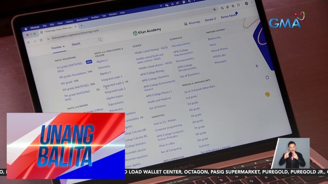 Libreng interactive app na layong gawing mas epektibo ang pag-aaral ng mga estudyante, inilunsad ng Khan Academy PH | Unang Balita