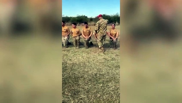 Apareció un nuevo video del ritual de iniciación en el que quemaron con cal viva a soldados