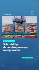 Suba del tipo de cambio preocupa a empresarios