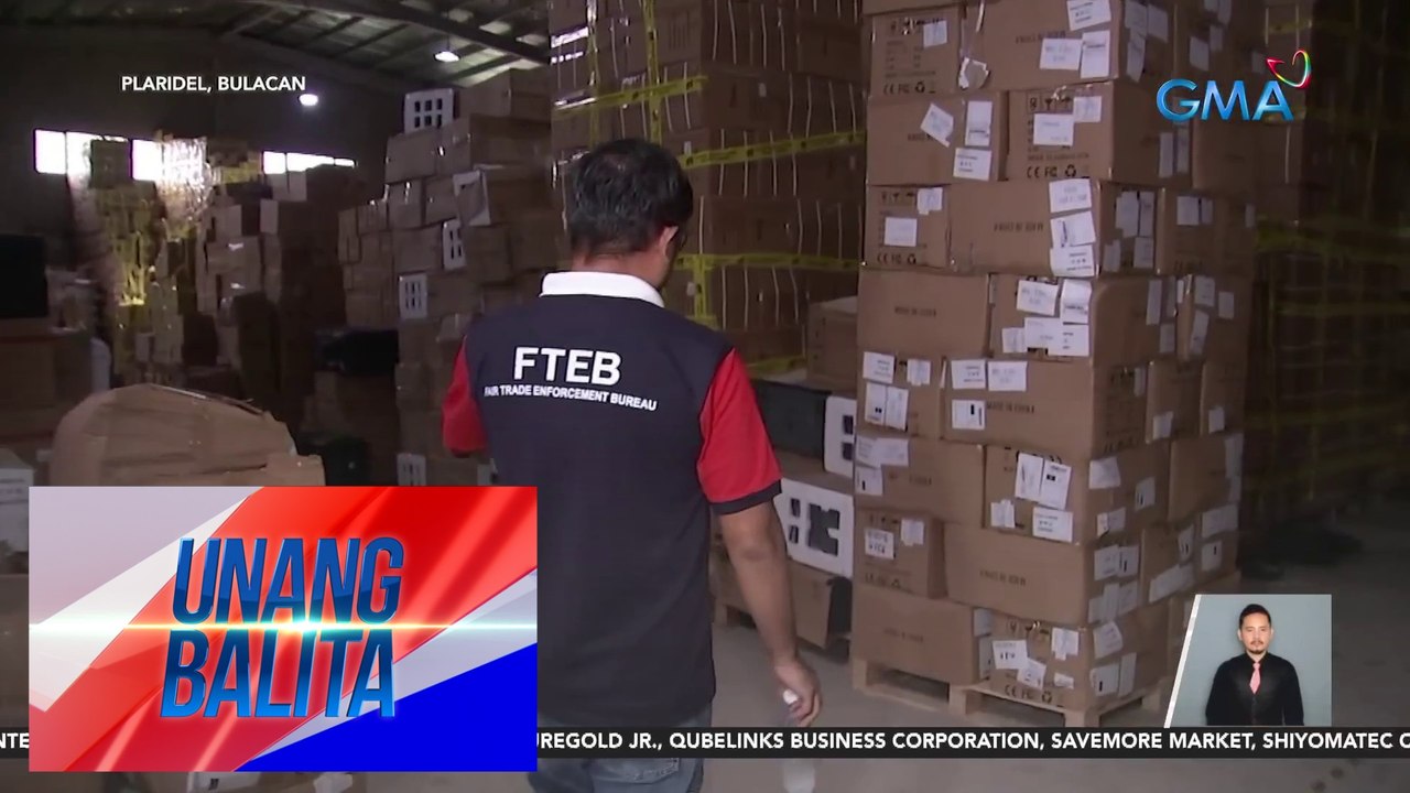 P9.3M halaga ng unregistered appliances, nasabat | Unang Balita