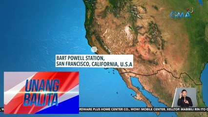 Pinay senior citizen sa California, patay matapos itulak ng isang lalaki mula sa train platform | Unang Balita