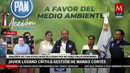 Javier Lozano habla sobre pleito con Marko Cortés: "Ya se debió haber ido"