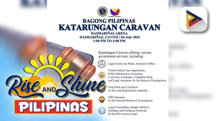 DOJ, ilalabas ang accomplishment report sa unang ''Bagong Pilipinas'’ DOJ Town Hall Meeting sa Cavite