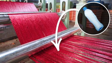 How 1.5 million plastic bottles are turned into clothing every day