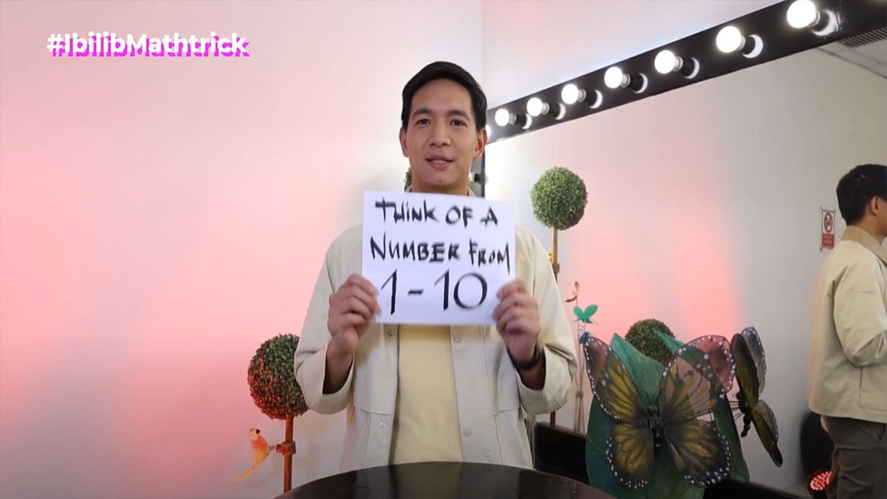 Science or Magic? Chris Tiu performs a math trick