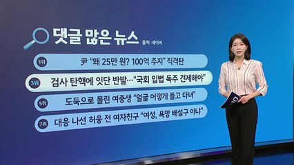 [지금e뉴스] 요일제 공휴일 / 검사 탄핵 반발 / 도둑 몰린 여중생 / YTN