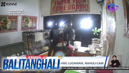 Panghoholdap sa isang lugawan, nahuli-cam | Balitanghali