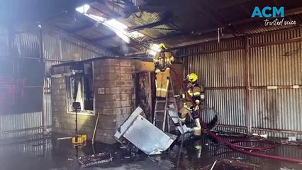 Emergency services responded to a fire at the abandoned Sandhurst Boy's Centre on Thursday, July 4.
