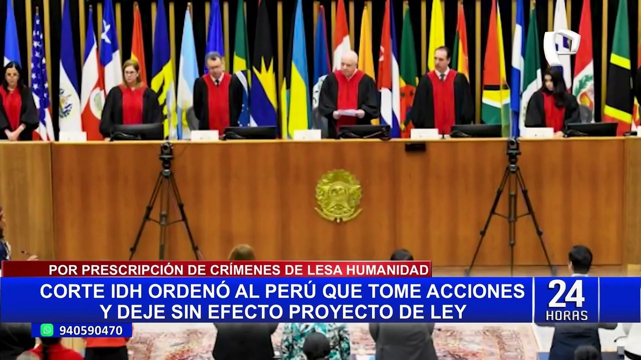 Corte IDH exige al Perú dejar sin efecto proyecto de ley sobre prescripción de crímenes de lesa humanidad