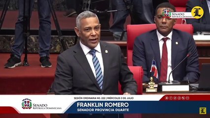 Franklin Romero se queja de que le dieron “un palo asechado” con el nuevo Código Penal