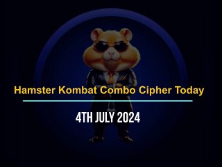 Hamster Kombat Daily Cipher Code for July 4, 2024 🎮