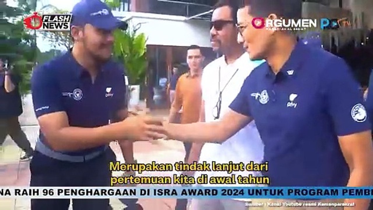 Dukung Sport Tourism, Menparekraf Sandiaga Uno Buka Turnamen Batam Golf Challenge Di Lapangan Golf Southlinks Country Club Batam