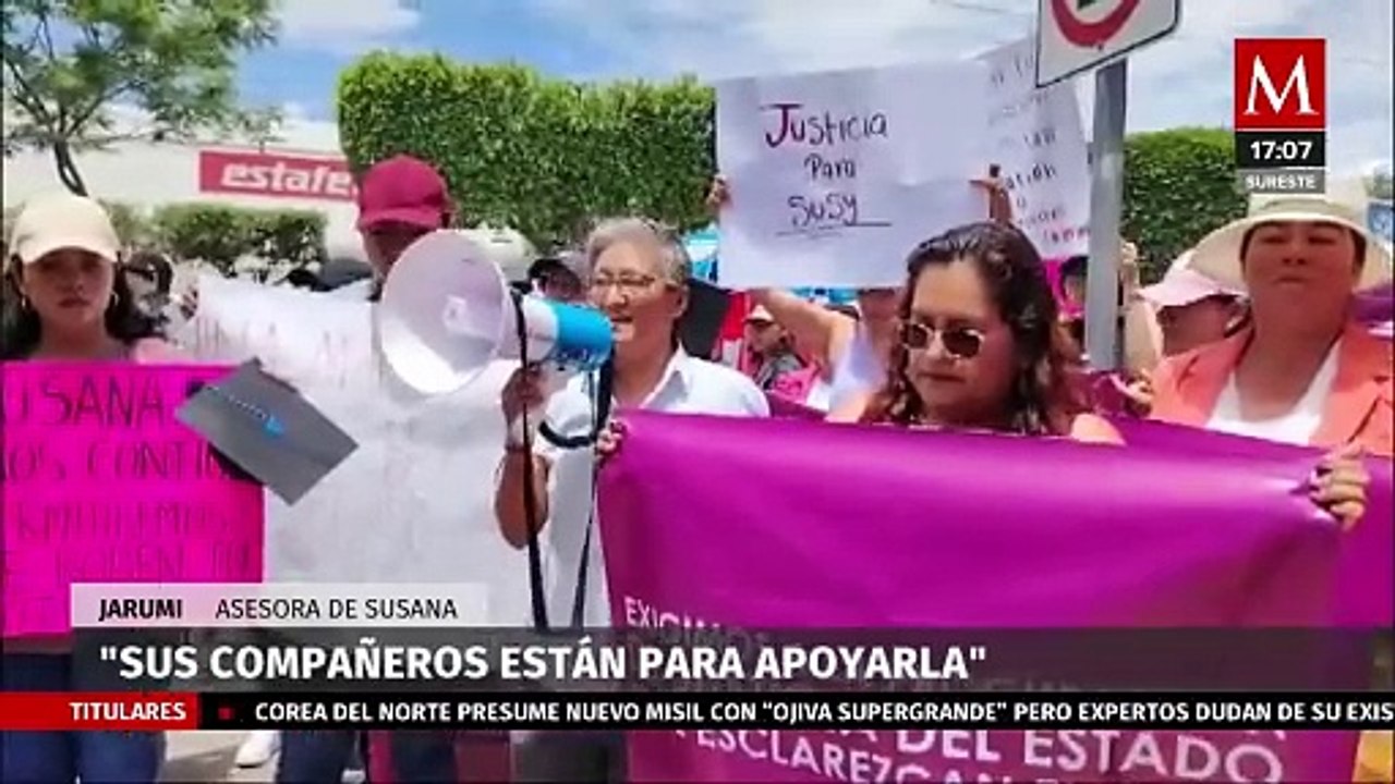 Familiares y amigos de mujer detenida por presunto secuestro niegan las acusaciones en Puebla