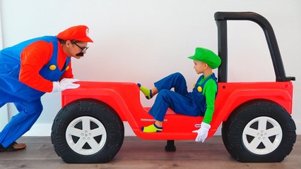 Vlad and his new cars room