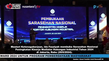 Menaker Ida: Pentingnya Peningkatan Kinerja Mediator Hubungan Industrial di Sarasehan Nasional 2024
