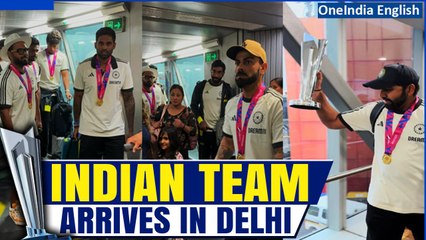 Indian Cricket Heroes Return: World Cup Champions Touch Down in Delhi| Oneindia