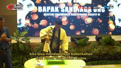 BUKA TURNAMEN BATAM GOLF CHALLENGE, SANDIAGA UNO DUKUNG SPORT TOURISM