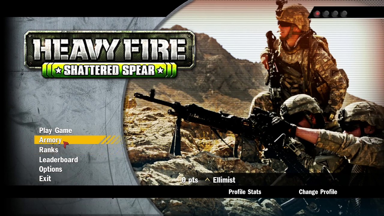 Heavy Fire Shattered Spear 6 Levels SR