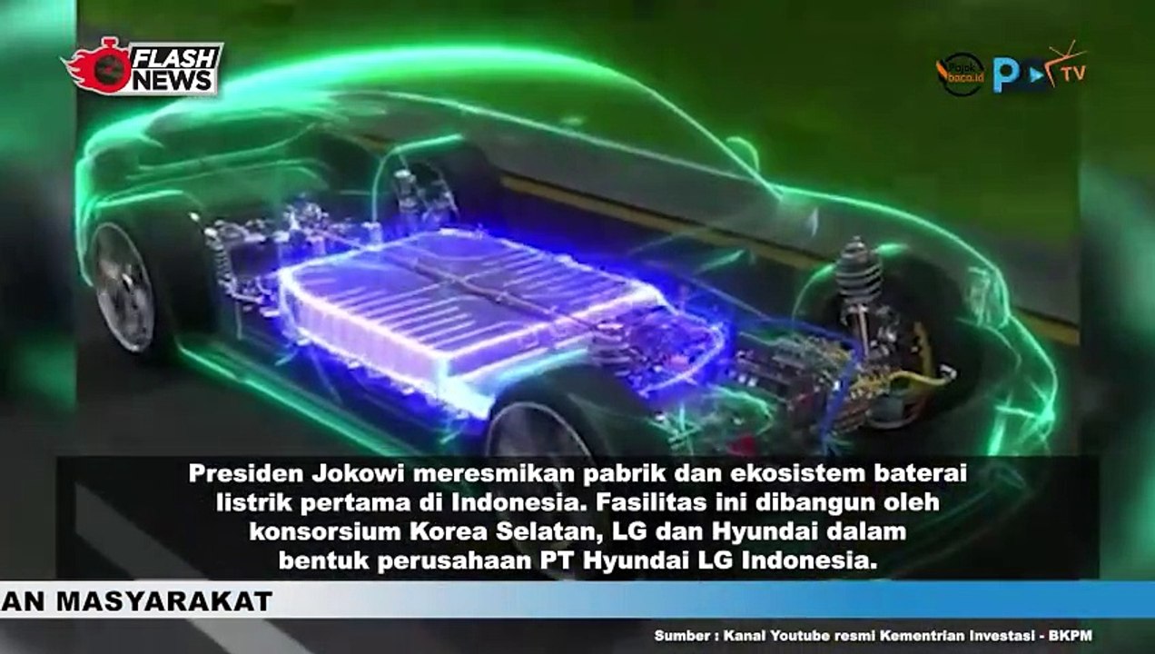 Presiden Jokowi Resmikan Pabrik Baterai Kendaraan Listrik Pertama dan Terbesar di Asia Tenggara