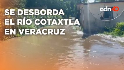 Se desbordó el río Cotaxtla en Veracruz y habitantes de dos comunidades lo perdieron todo